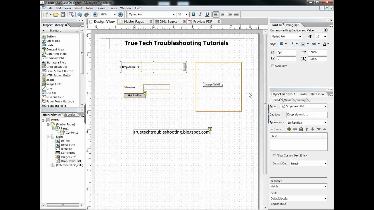 adobe livecycle tutorial
